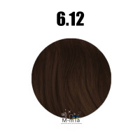 Фарба для волосся Elea Professional Artisto Color № 6.12 "Темно-русявий попелясто-фіолетовий"